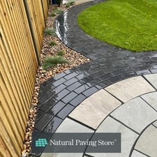 Black Limestone Paving Cobble