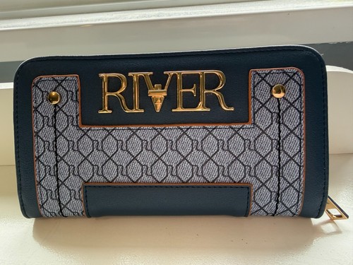River island large zip around - river,