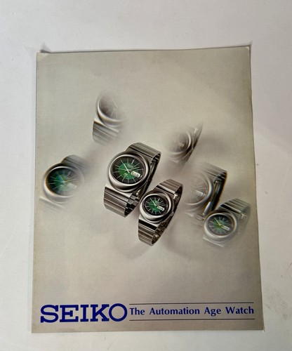 Vintage seiko brochure - brochure, the