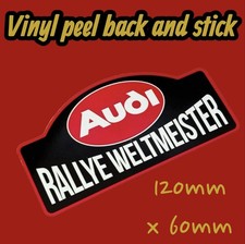 Audi Rallye Weltmeister