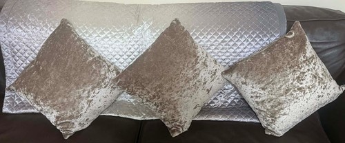 Set mink taupe - of, velvet