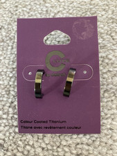 Claire’s accessories Earrings Colour Coated Titanium RRP £14.00