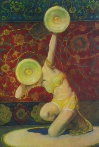 Art deco dancer hugh williams - art,