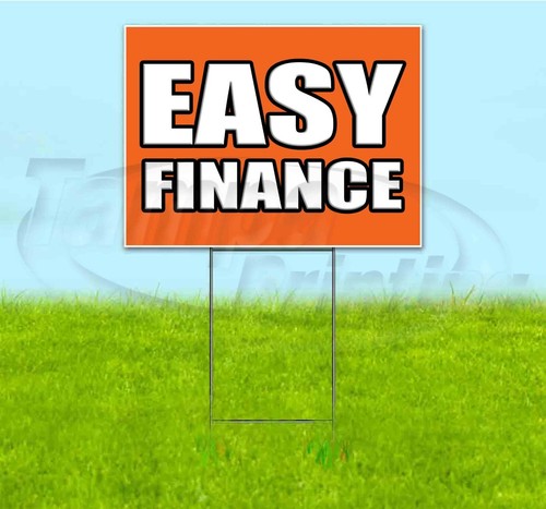 Easy finance 18x24 yard sign - easy,
