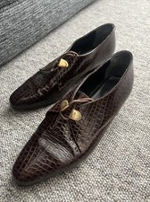 Firenze womens Dark Brown leather shoes uk 7