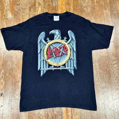 Vintage black slayer shirt - vintage,