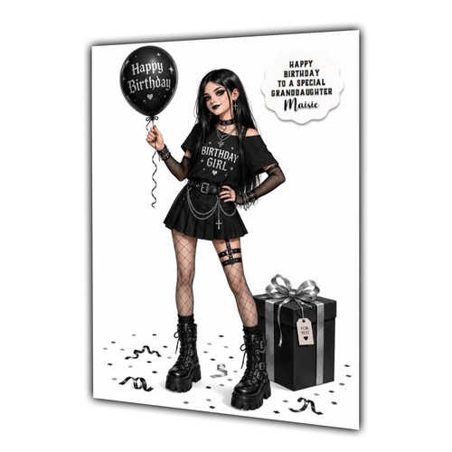 Personalised birthday card - personalised,