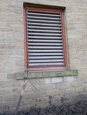 Hardwood louvered Window 168cm