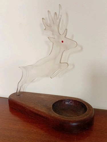Vintage art deco lucite stag - vintage, &