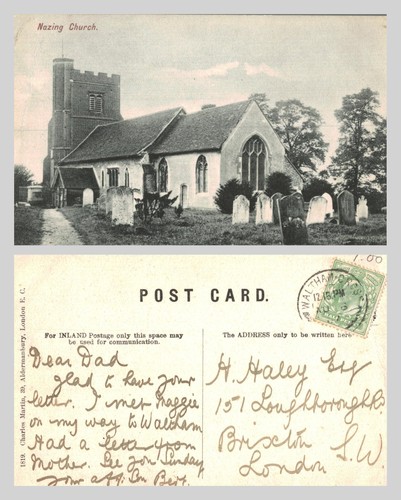 Vintage postcard nazing - postcard,