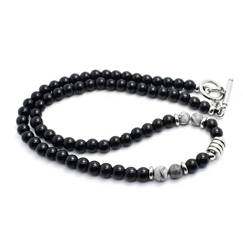 Mens tiger eye stone necklace - eye,