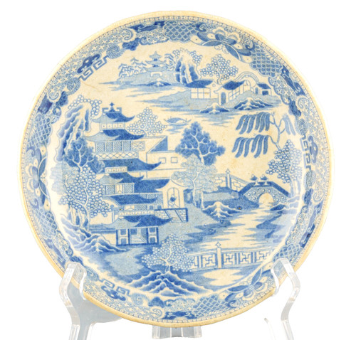England porcelain plate - england, blue
