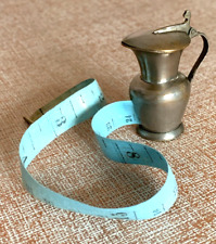 Antique Tappit Hen Flagon Rotary Retrieve Tape Measure