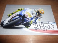 VALENTINO ROSSI signed 12X8