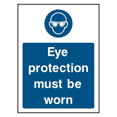 Eye protection must worn - eye,