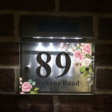 Personalised solar light house - personalised,