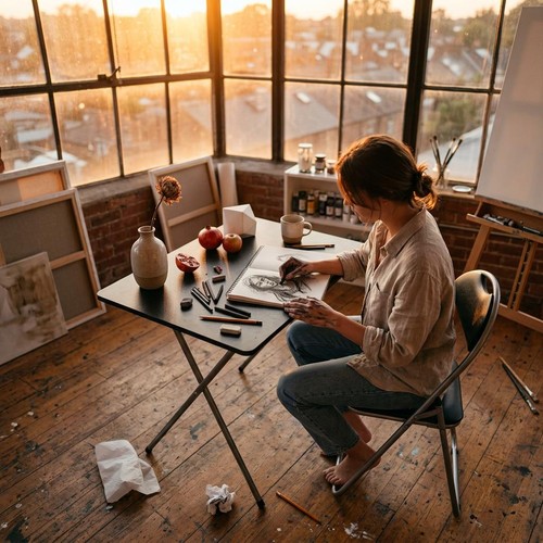 Wooden folding desk chair - wooden,