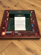 Monopoly Special Edition Franklin Mint Board Game  + 22 Carat Gold Plated Tokens