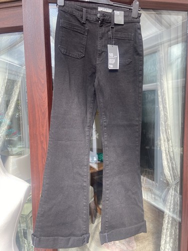 Size flared jeans mid - jeans,