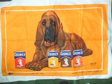 Vintage "HENRY" Chunky Tea Towel. Unused. Pure Irish Linen. 30" x 20".