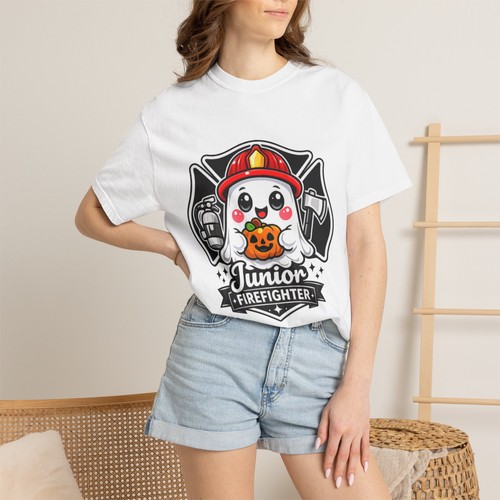 Cute junior firefighter ghost - cute,