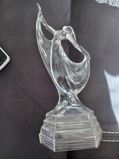 Vintage 11" ballet dancer ballerina in crystal RCR Royal Crystal Rock Italy 80s