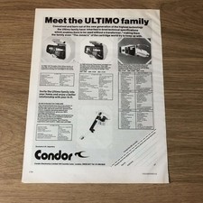 GRAM133 MAGAZINE ADVERT 11X8 CONDOR DYNAVECTOR TONE ARM