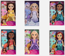 Disney Princess Large Doll and Hair Play Set Elsa Ariel Rapunzel Belle Moana