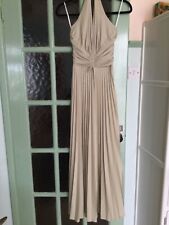 Vintage JOSH CHALES evening dress,pleated,Rockabilly,Marilyn Monroe style uk 12