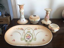 5 x Vintage Crown Devon Ivory
