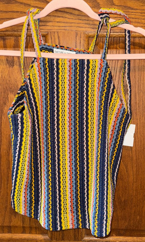 Madewell small rainbow crochet - madewell,