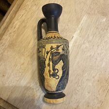 Greek God Style Ancient Lekythos Museum Copy Vase Apollo Hercules Delphic Oracle