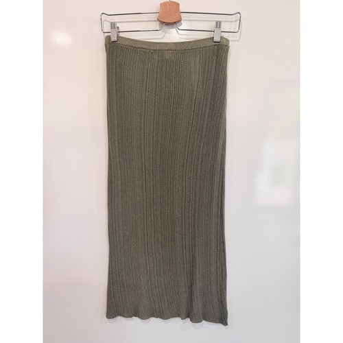 Zara olive green ribbed knit - zara,