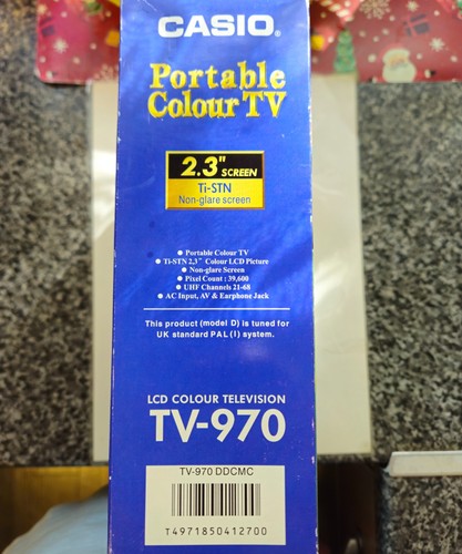 Casio 970d portable colour - casio, tv-970d