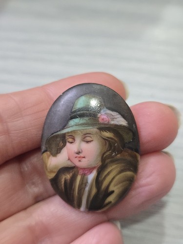 Miniature portrait victorian - portrait,