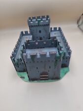 Vintage Model Plastic Fort Castle Grey Brick Painted Airfix Sytle 1.72 Read Desc