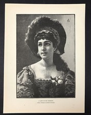A lady of old Germany after