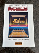 MF Industrial Powerskid Brochure… Massey Ferguson Tractor Forklift Engine Dozer