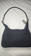 pre-owned Gucci Black GG