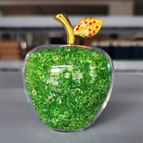 1pc crystal craft - crystal, apple