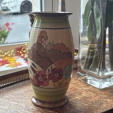 CLARICE CLIFF FANTASQUE BIZARRE VASE - ALTON PATTERN - ART DECO - GORGEOUS!