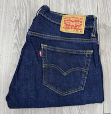  Levi's 511 Men's Blue Stretch Jeans. Size W:33" L32" Hem: 9" Rare Designer