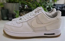NIKE AIR FORCE 1 ELITE TRAINERS. MENS SIZE 9 UK. WHITE/IVORY/GUM  *2014*