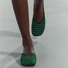 NWT Zara woven mules 38 7.5