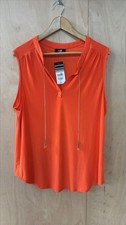 NWT Wallis Orange Sleeveless