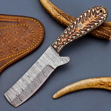 Handmade Damascus Cowboy Bull