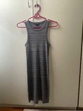 Theory stretch dress stripe