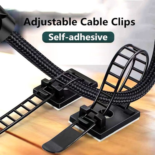 Adjustable self adhesive cable - adjustable,