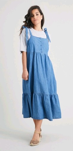 Summer denim long - summer, dress