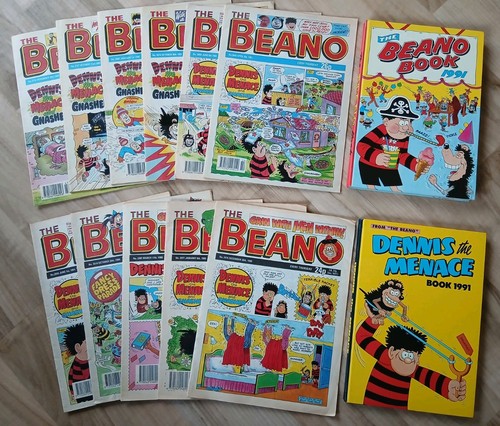 13x beano comics - beano,